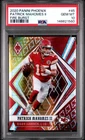 148621560 Patrick Mahomes II 2020 Panini Phoenix #45 Fire Burst PSA 10