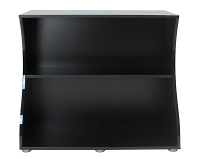 Fluval Flex Aquarienschrank - Farbe: Schwarz - 83x42,1x 74,1cm - offen