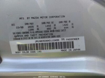 99-00 MAZDA MX-5 MIATA Automatic Transmission | eBay