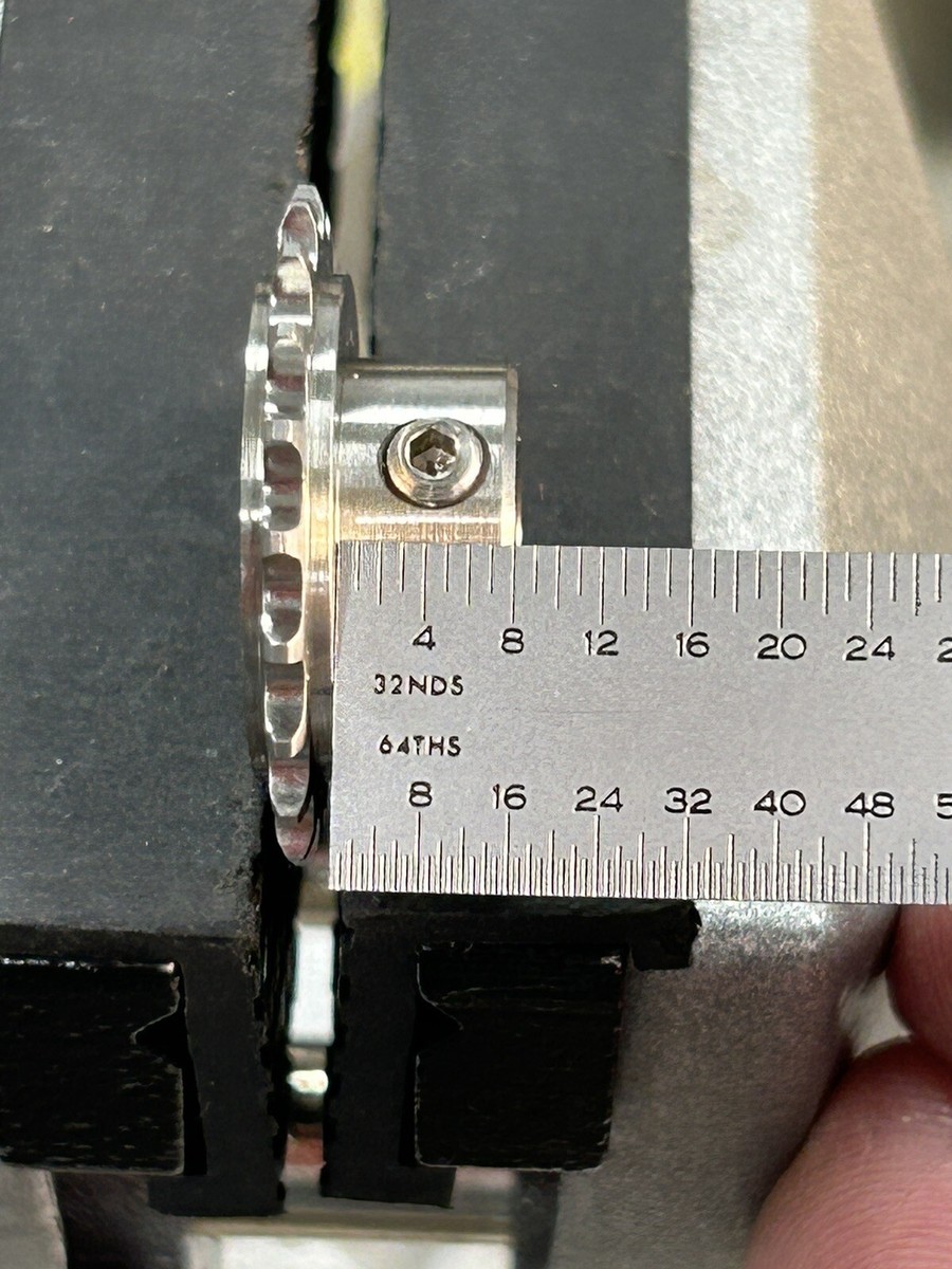 QTY 1 W. M. BERG STAINLESS MINIATURE PITCH SPROCKET .1475” 20