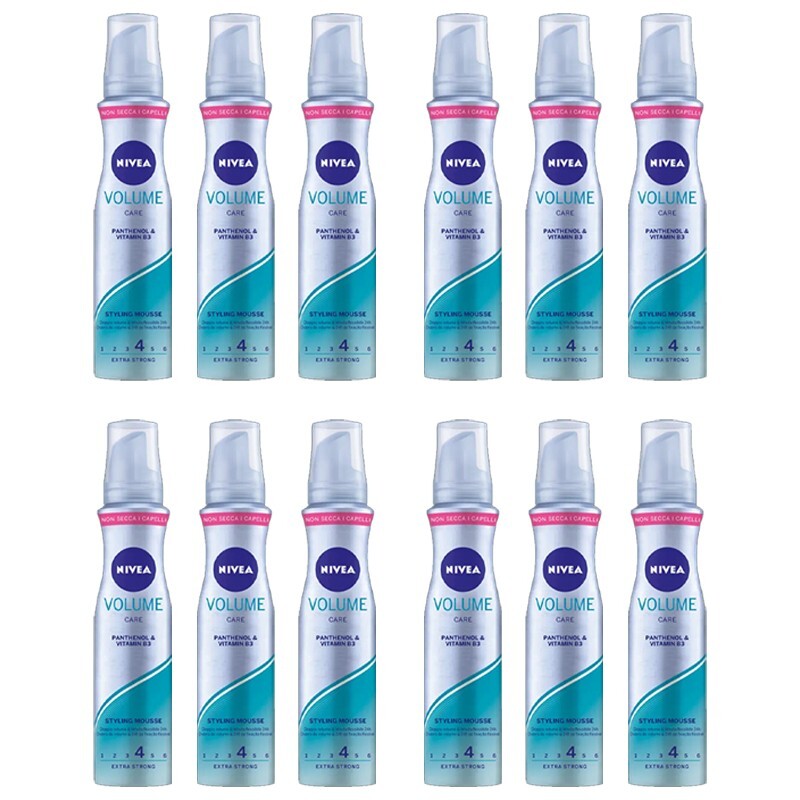 Volume Capelli da Sogno: 12pz NIVEA VOLUME CARE Mousse 150ml