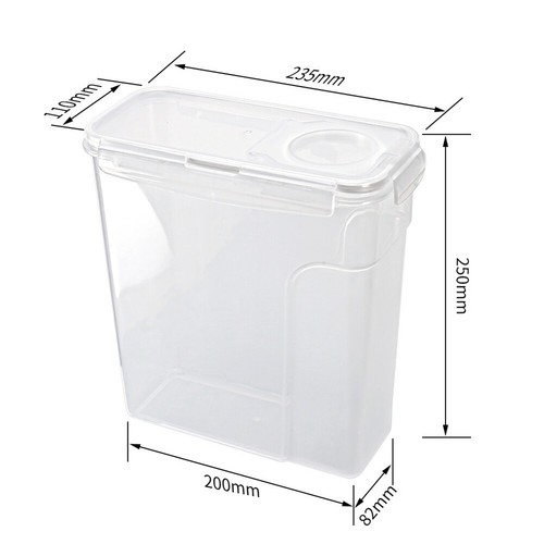 1X(1 PCS 3D Printing Filament Box 4L Sealed Tank Seal Storage Box M2I5)2201 - Afbeelding 8 van 8