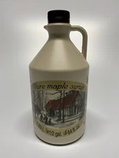 Half Gallon of 100% Organic & Pure Wisconsin Maple Syrup Grade A Medium Amber