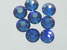20ss SAPPHIRE VERDE maxima  FLATBACK PRECIOSA Rhinestones 72pcs