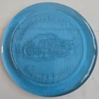 BLENKO ~ 2010 FESTIVAL OF GLASS ~ Paperweight SUN CATCHER Medallion ~ BLUE
