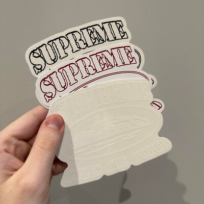 COMPLETE Supreme Corteiz Rules The World Sticker SET ⭐️ IN HAND