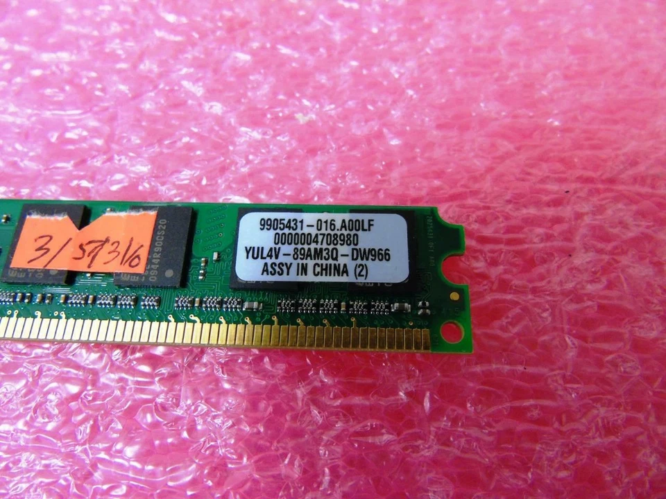 Kingston -  KVR400D2N3/1G 1GB 128M x 64-Bit DDR2-400 CL3 240-Pin DIMM Memory - Image 3 of 4