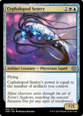 CEPHALOPOD SENTRY x4 mtg NM-M Phyrexia All Will Be One 4 Unc