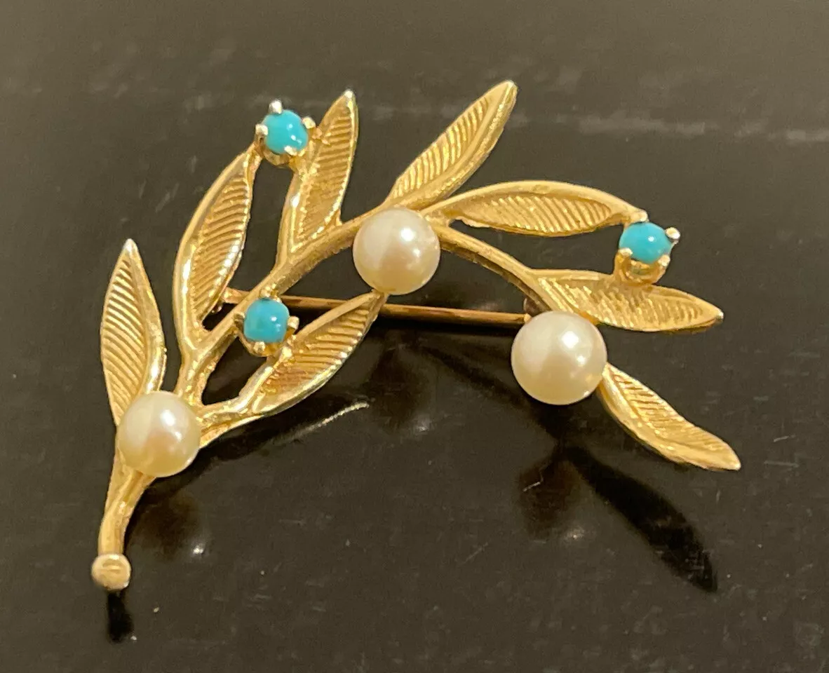 14k on sale gold brooch