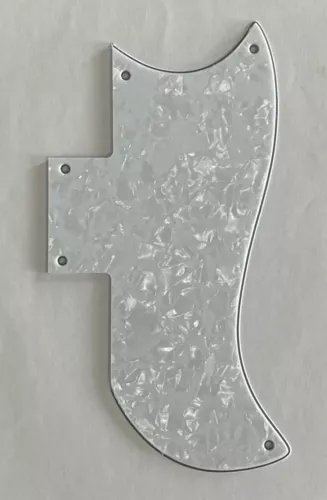 Guitar Parts Guitar Pickguard for Gibson SG '61 Reissue Style,4-Ply White Pearl
