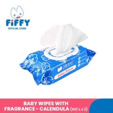  4 PACKS X 400 SHEETS Fiffy Baby Wipes Blue