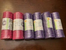 6 RollsDecorative Mesh Craft, 6"X5 yards Floral Garden