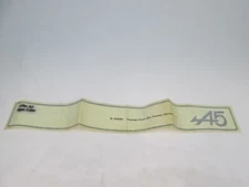 179199 603081 sticker strip "A5" hood front black Renault R5 Alpine