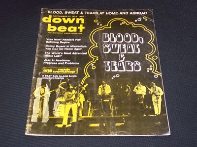 1970 SEPTEMBER 17 DOWN BEAT MAGAZINE - BLOOD SWEAT & TEARS COVER - L 15341