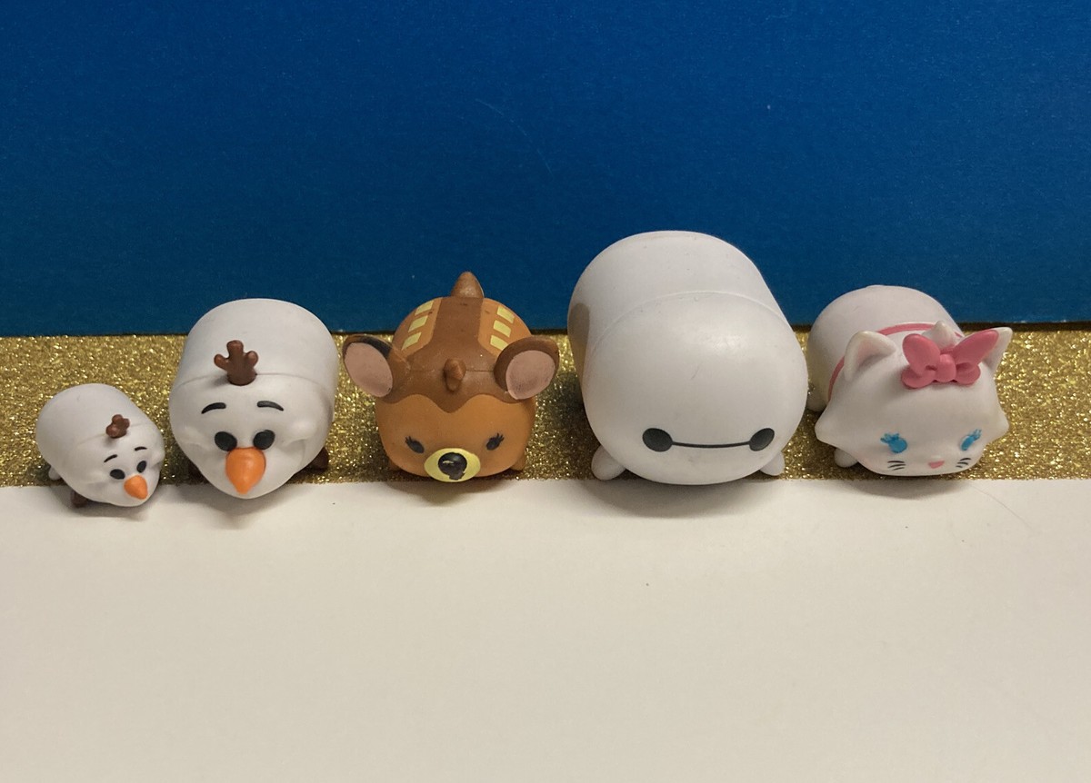 Disney Tsum Tsum Vinyl Lot of 5 Olaf Hello Kitty Bambi Baymax | eBay