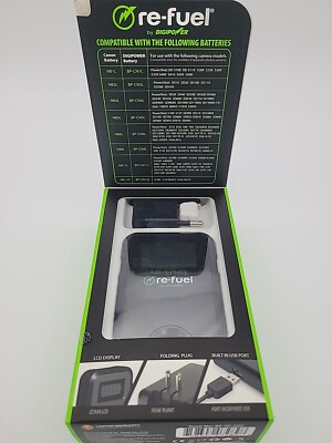 DIGIPOWER Patented Plateless Design Digital Camera Charger for Canon Batteries