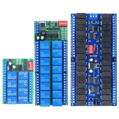 RS485 Relays Module 32/16/8 Channel DC12V Suitable for Home Devices Industrial