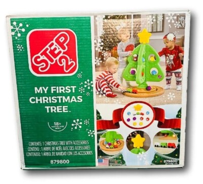 SW The First Tree / ファーストトリー 欧州限定版 新品未開封 Step2 My First Christmas Tree with Ornament Train Set 18 Month +