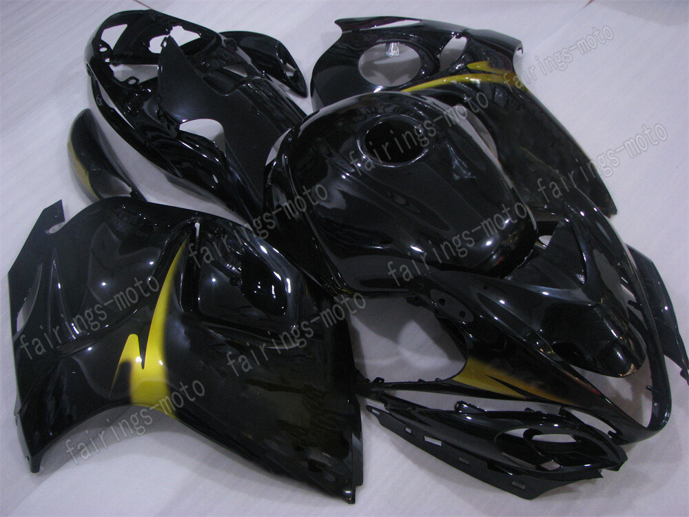 Gold Black ABS Fairing Kit for 2008-2020 GSXR1300 Motorcycle