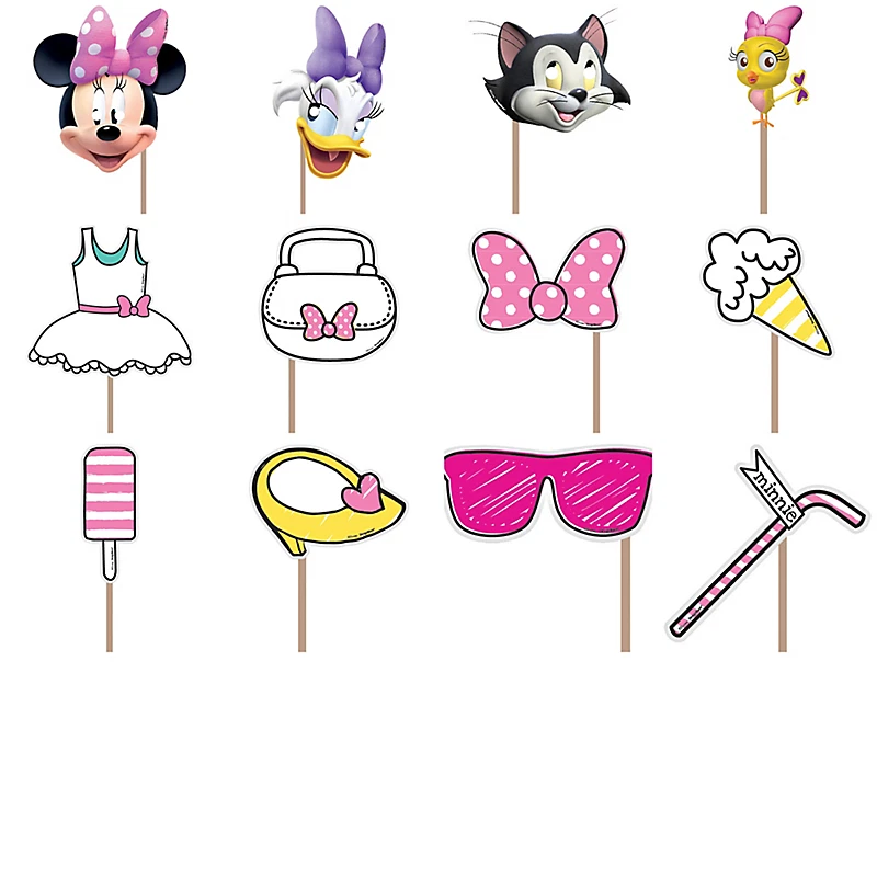 Minnie Mouse Scene Setter Girls Birthday Party Supplies Decoration Poster + Prop - Image 2 of 4