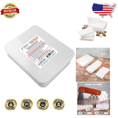 Craft Your Own Unique Soaps with 10lbs Shea Butter Melt and Pour Soap Base