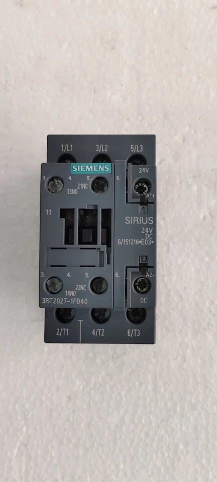 SIEMENS SIRIUS 3RT2027-1FB40 24V DC POWER CONTACTOR FREE FAST SHIPPING FEDEXX - Image 4 of 4