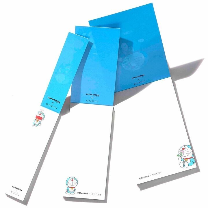ぶたちゃんさん　ドラえもん　グッチノート　10冊 Doraemon x Gucci Letter Paper & Note & Memo Pad Set Novelty
