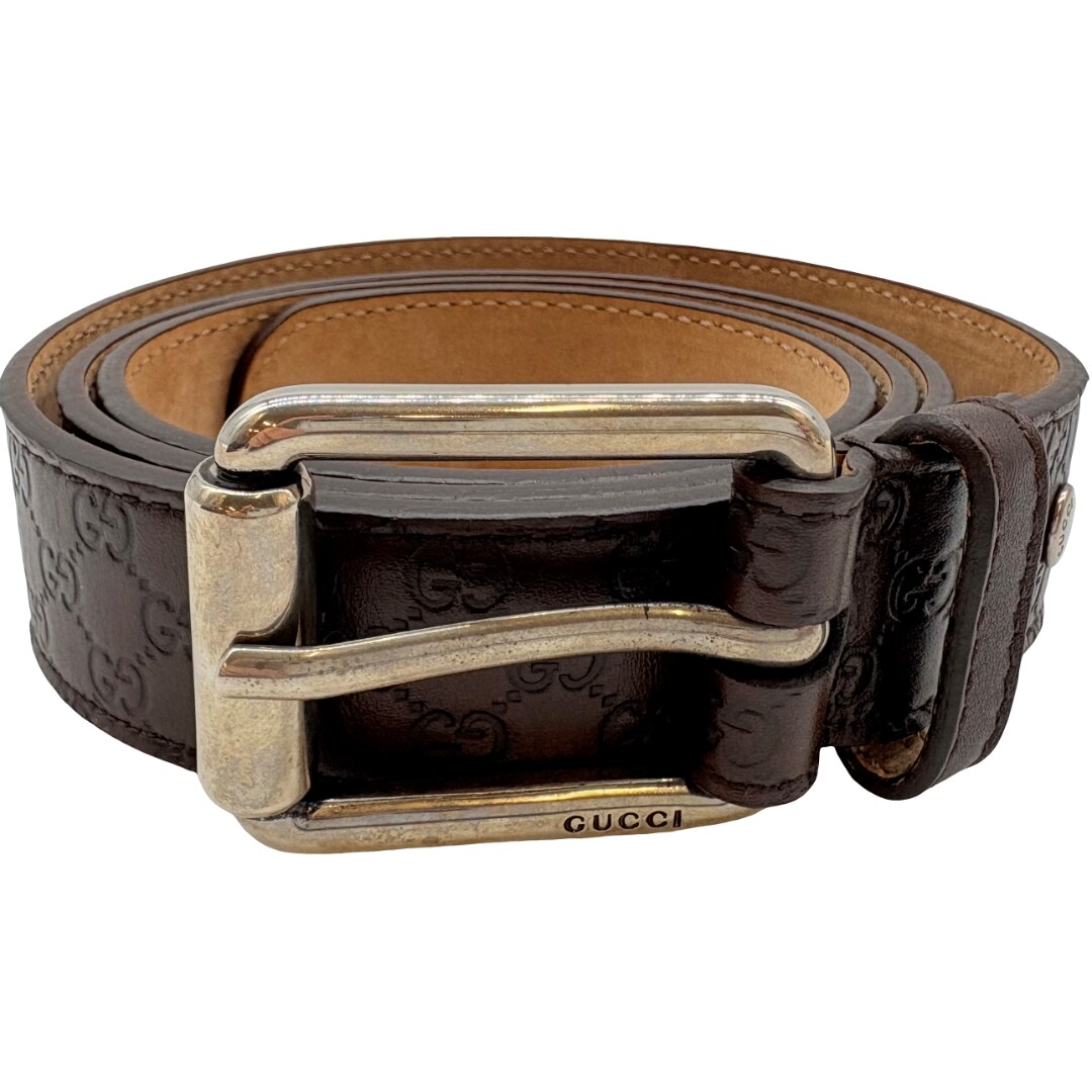 gucci ベルト Children's belt with Double G in brown leather | GUCCI® US