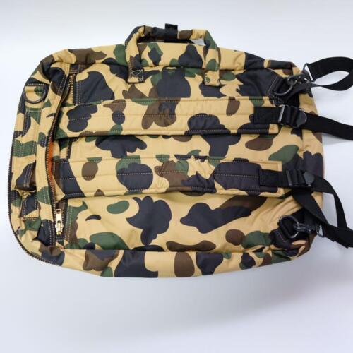 A Bathing Ape x PORTER Collaboration Ape First Camo 3 Way Bag From Japan
