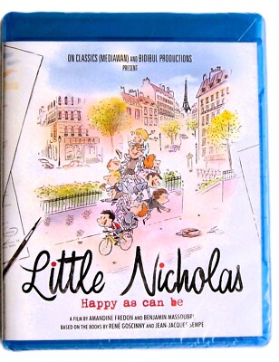 Little Nicholas: Happy As Can Be (Blu-ray, 2023, Anime, Reg. Free) Alain Chabat