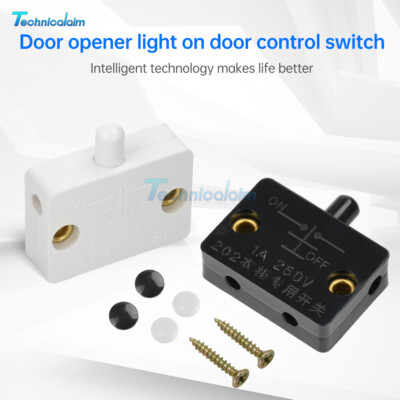 1A 250V Auto Reset Switch Wardrobe Light Switch Home Cabinet Door Control Switch