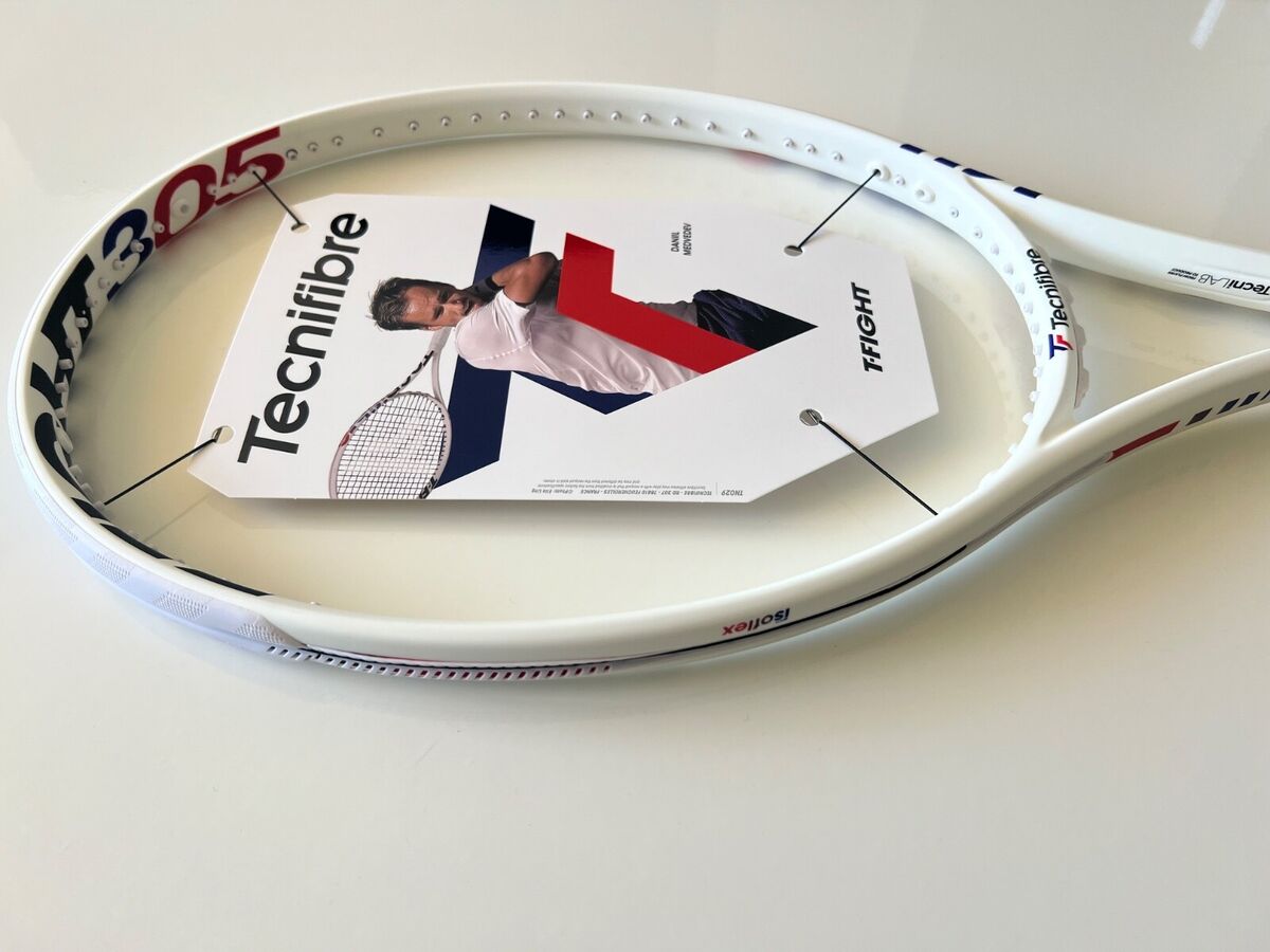 Tecnifibre T-Fight ISO 305 Racquet - White for sale online Tecnifibre T-Fight ISO 305 Racquet - White for sale online