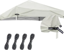 10x10 Adjustable Pop Up Canopy Replacement Top - Heavy Duty Canopy Tent Cover...