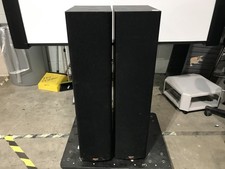 Klipsch SF2 Black Tower Speaker  Pair Passive 8 Ohm Impedance 100 W Max Input