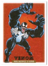 2024 Upper Deck SkyBox Marvel Masterpieces ’92 Platinum Leather VENOM #97 UD