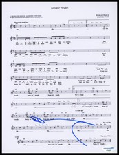 Donnie Wahlberg "New Kids on the Block" SIGNED 'Hangin' Tough' Sheet Music ACOA