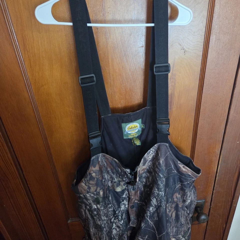 Cabela's Hunting Coveralls Mens 2XL Reg Dry Pluz Camouflage Pockets Outdoor - Image 2 of 4