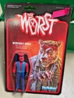 Red Fur Biker Werewolf Super 7 ReAction The Worst 2017 3 3/4" MOC Night Terrors