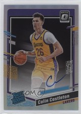 2023 Donruss Optic Rated Rookie Signatures Holo Prizm Colin Castleton Auto 1yj