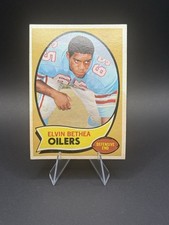 Topps 1970 Elvin Bethea Rookie Card #43 Houston Oilers NFL Football Card . rookie card picture