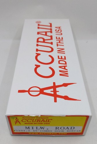 Accurail 3804.2 escala HO Milwaukee Road 40' puerta combinada Boxcar-Road#: 29216 | Zustand: New