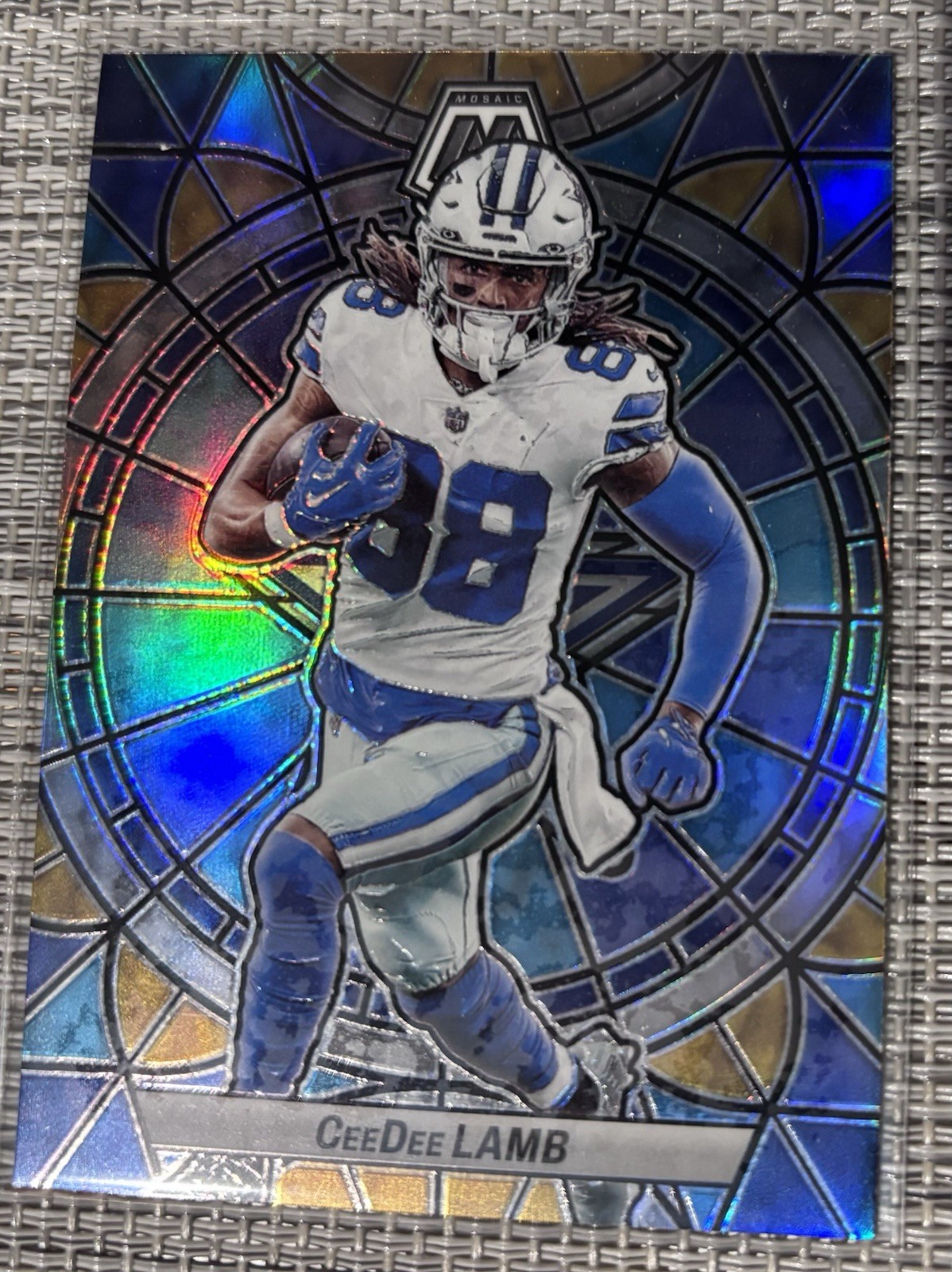 2023 Panini Mosaic - Stained Glass CeeDee Lamb #SG-18