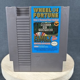 Nintendo NES - Wheel of Fortune: Family Edition - Cartridge Only - Tested