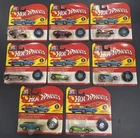 Hot Wheels 25th Anniv Commemorative Lot of 8 Vintage Redline Cars with Buttons