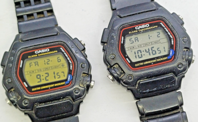 LOT 2 CASIO 3231-1189 DW.290 WATCH CHRONO TOM CRUISE MISSION