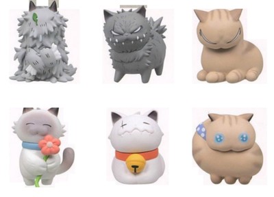 Stray Cat Before and After Mascot Figure [Set of 6 Types (Full Complete)] Gacha