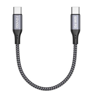 USB C Kabel 30cm 60W 20V/3A Schnellladekabel für iPhone 15 MacBook Zubehör