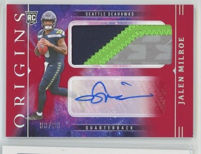 ライジングジングページ 2025 Panini Origins - Rookie Jumbo Patch Autographs Jalen Milroe