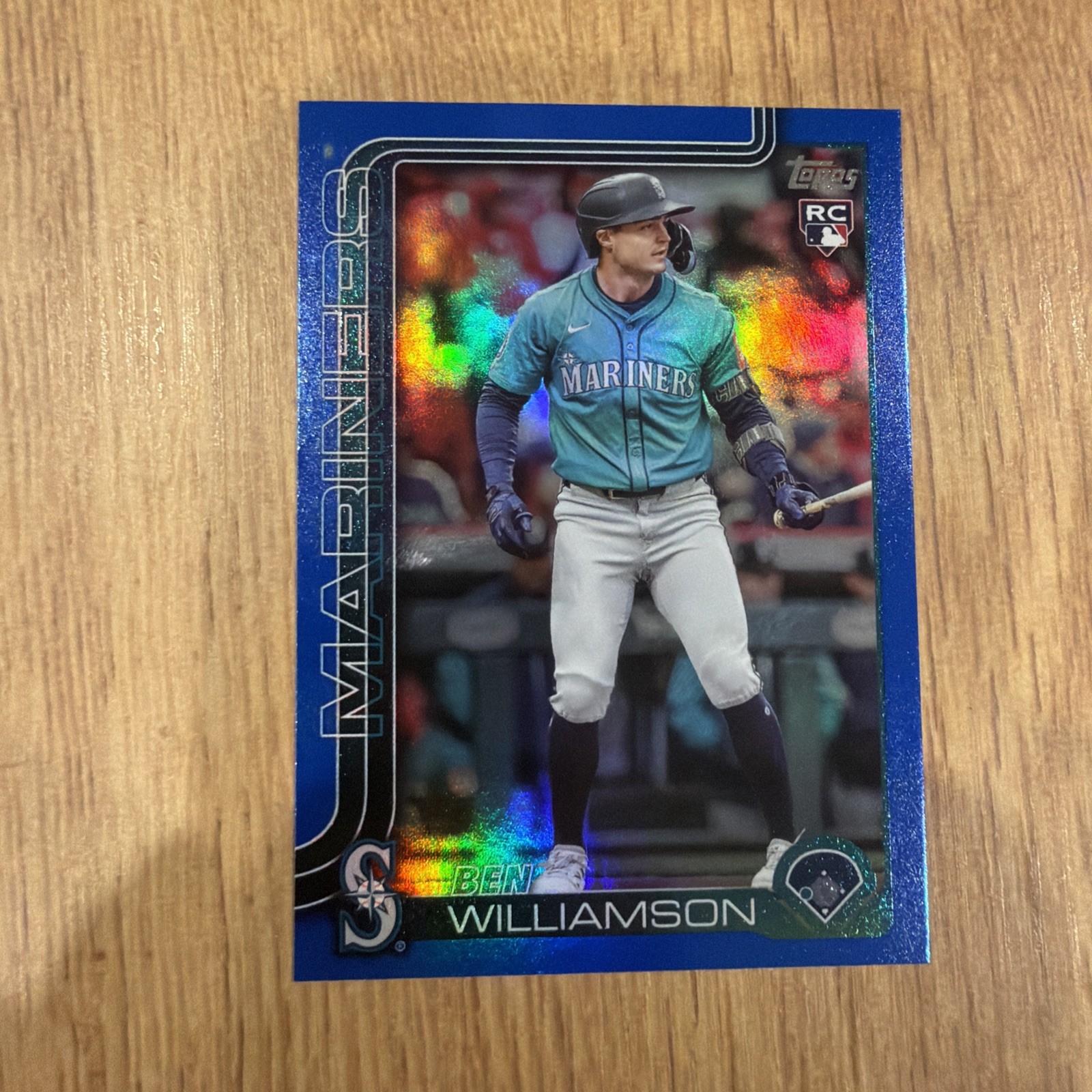 2025 Topps Update #US130 Ben Williamson RC Blue Foil /150 🔥 Mariners