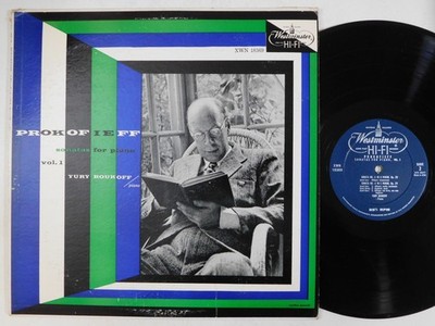 YURY BOUKOFF Prokofieff Sonatas For Piano Vol 1 WESTMINSTER LP XWN 18369 EX
